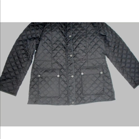 Lucky BRAND Black Quilted Insulated Barn Jacket - Picture 3 of 7